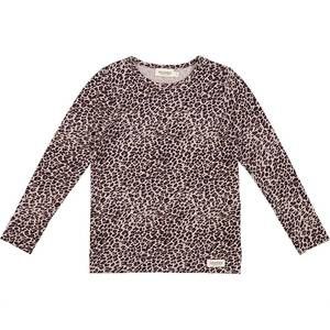 NEW MARMAR COPENHAGEN kid's leopard long sleeve shirt in purple